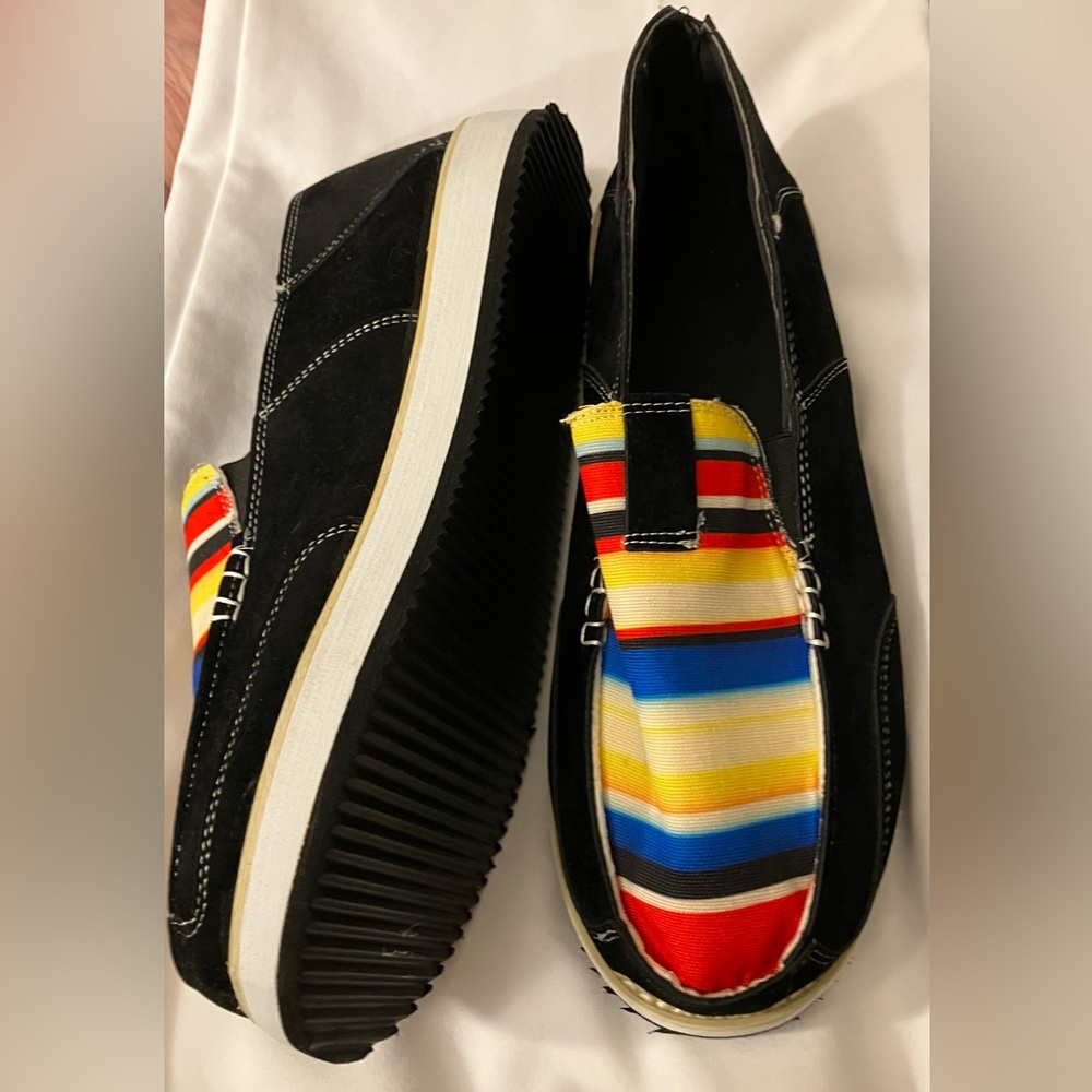 4/$20 Suede & Canvas Slip One - Picture 2 of 4